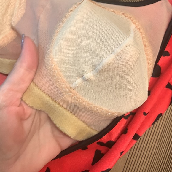 Bathing Suit - Size 8 Red/Black Animal Print- Looks Sharp - Picture 8 of 11